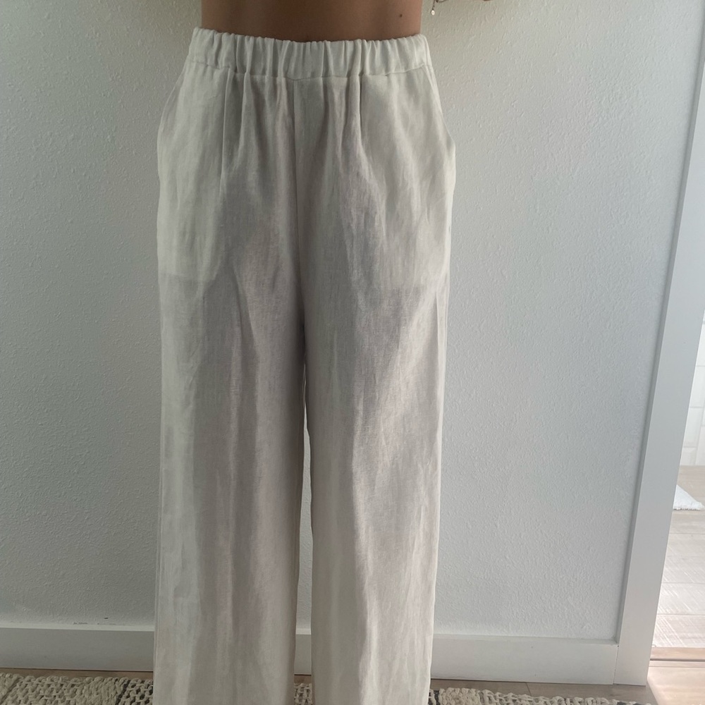100% Italian linen pants - size medium